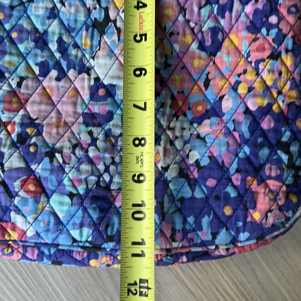 Vera Bradley Impressionista Crossbody Purple Quilted Shoulder Hipster Bag Purse